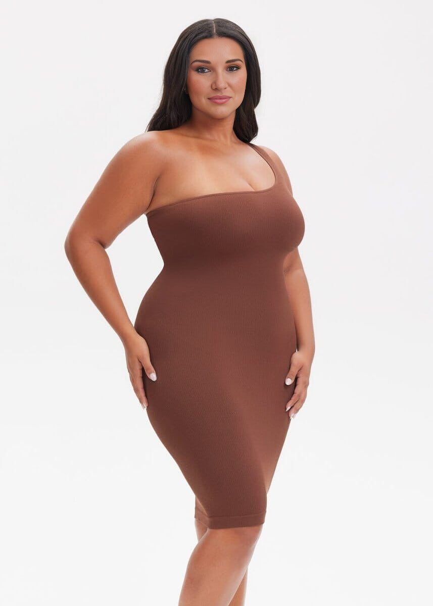 Jane ™ - Robe Gainante Asymétrique